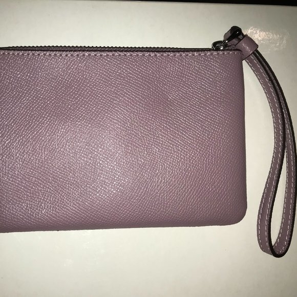 Coach Purple Wristlet - Picture 2 of 3